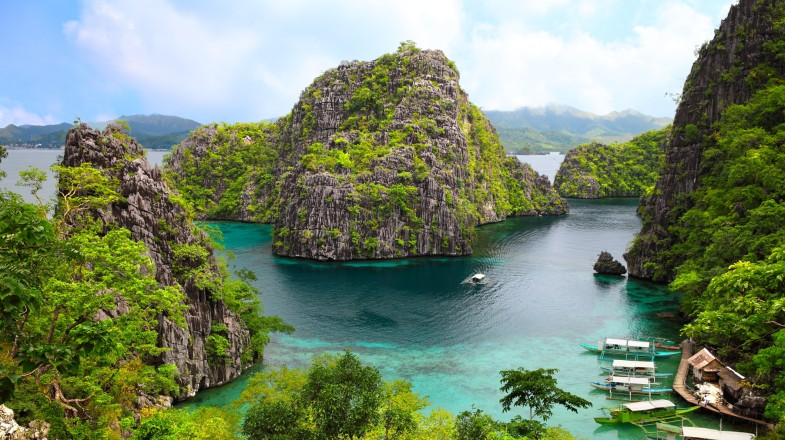 Views during high season in the Philippines